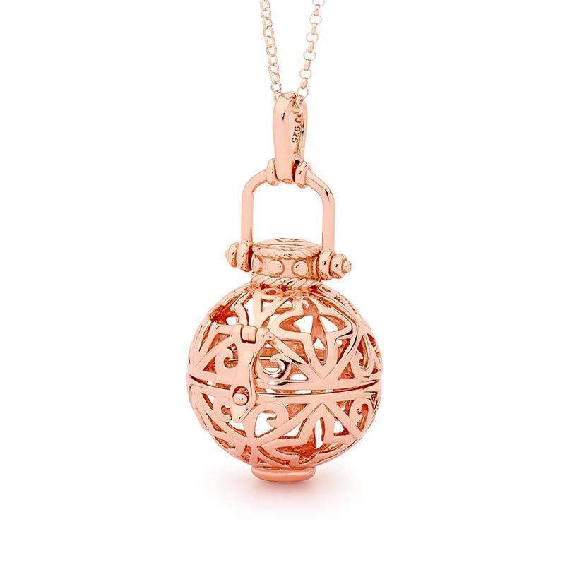 Perfumed Jewelry Enchanted Rose Gold Necklace