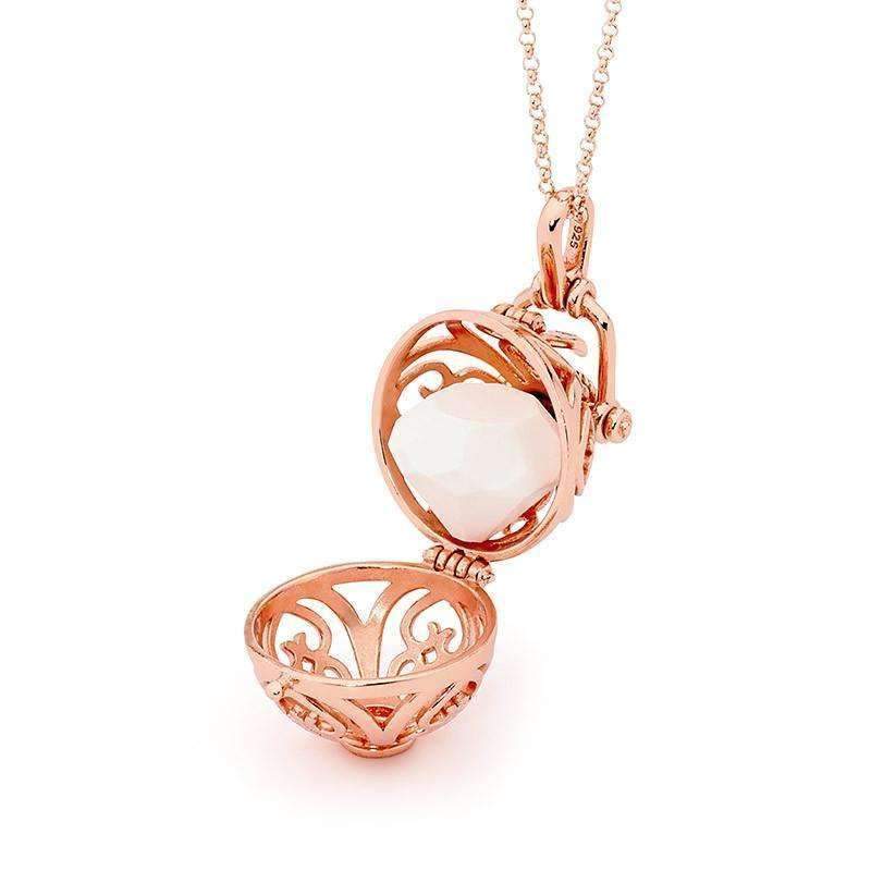 Perfumed Jewelry Prosperity Rose Gold Pendant