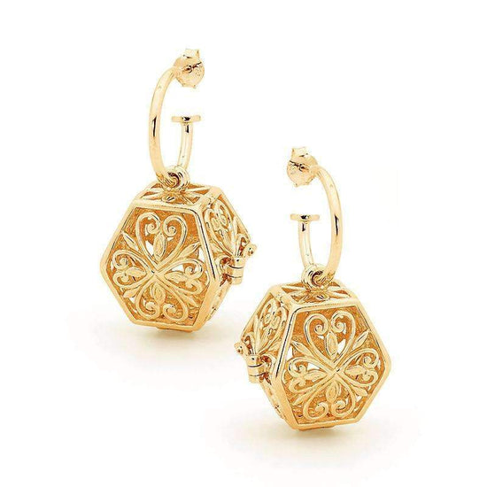 Gold Eternity Perfumed Jewelry Earrings