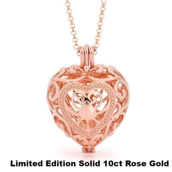 Rose Gold, Heart Pendant