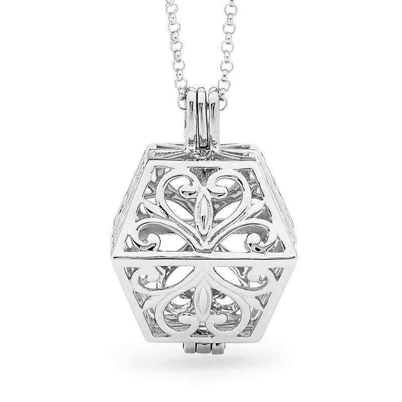 Silver Necklace, Eternity Perfumed Jewelry