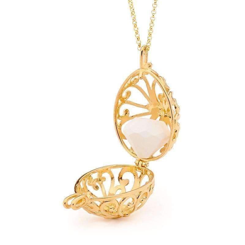 Perfumed Jewelry Tranquility Gold Pendant