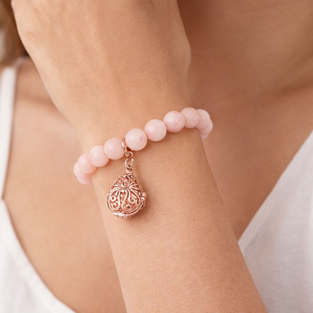 Bead Perfumed Bracelet - Tranquility Rose Gold