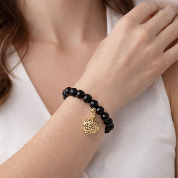 Bead Perfumed Bracelet - Harmony Gold