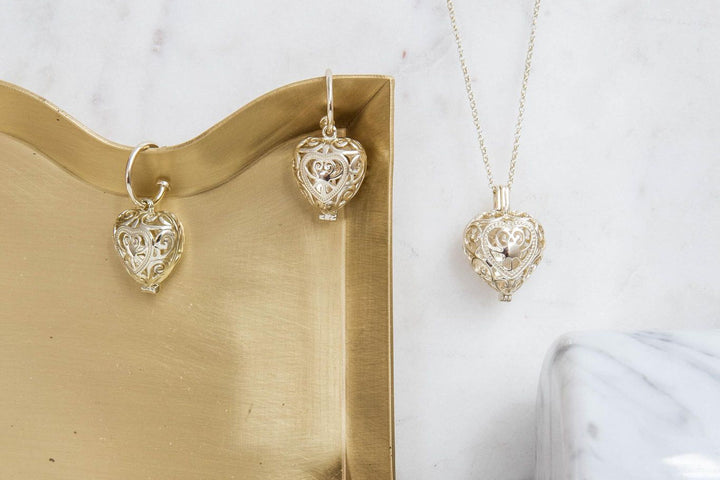 Passion Gold Necklace and Earring Bundle