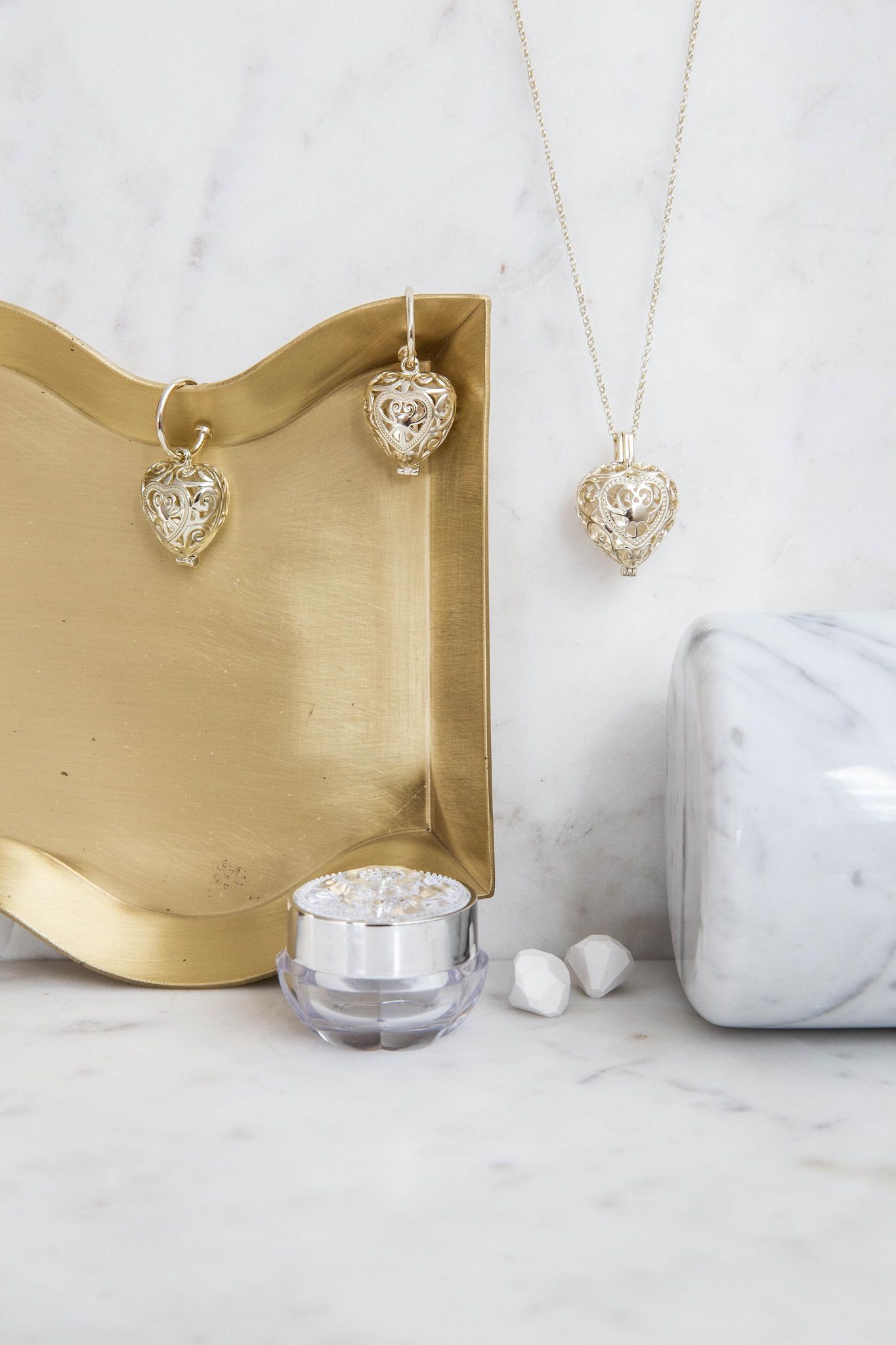 Passion Gold Necklace and Earring Bundle