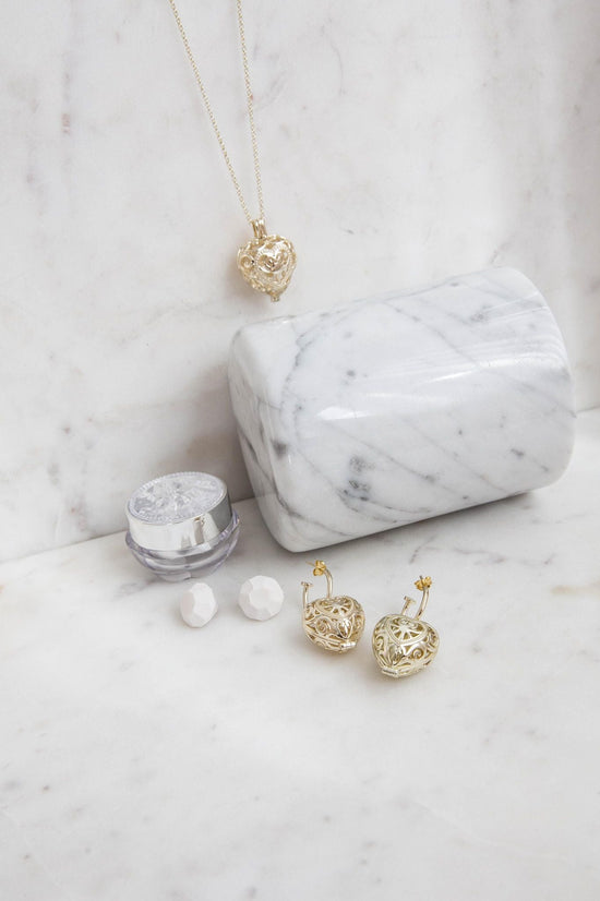 Passion Gold Necklace and Earring Bundle