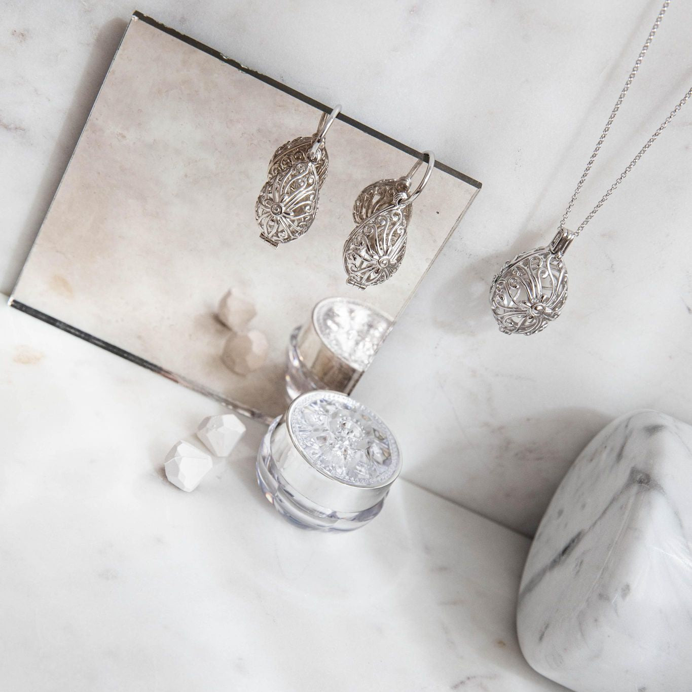 Tranquillity Silver Necklace and Earring Bundles
