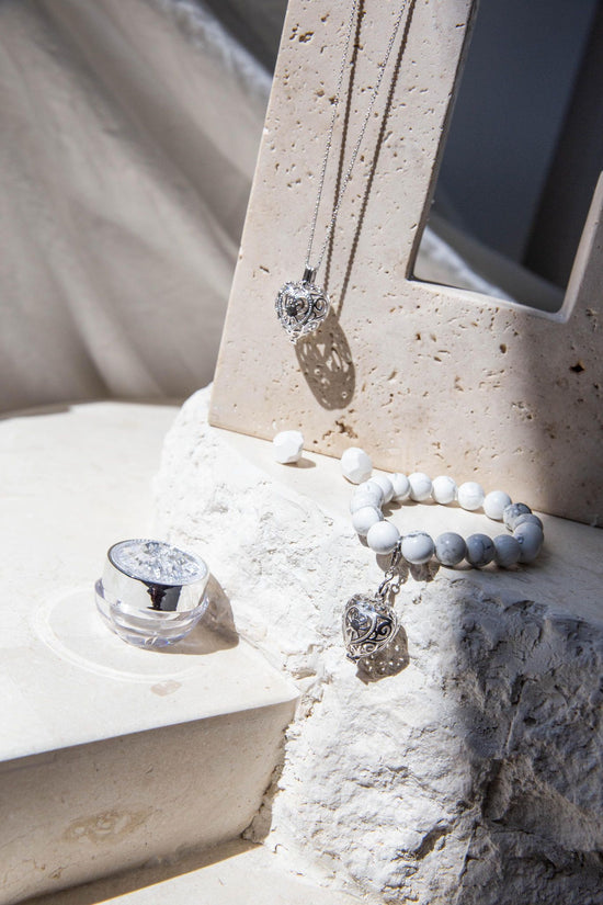 Passion Silver Necklace and Bracelet Bundle