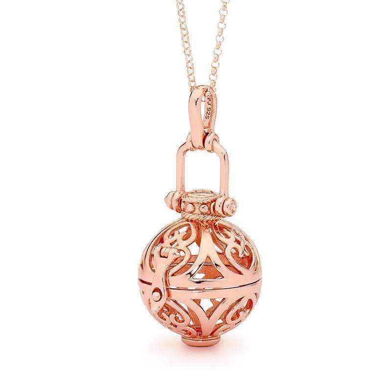 Perfumed Jewelry Prosperity Rose Gold Pendant