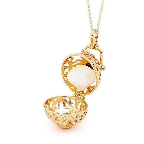 Enchanted Gold Necklace - Perfumed Jewelry 