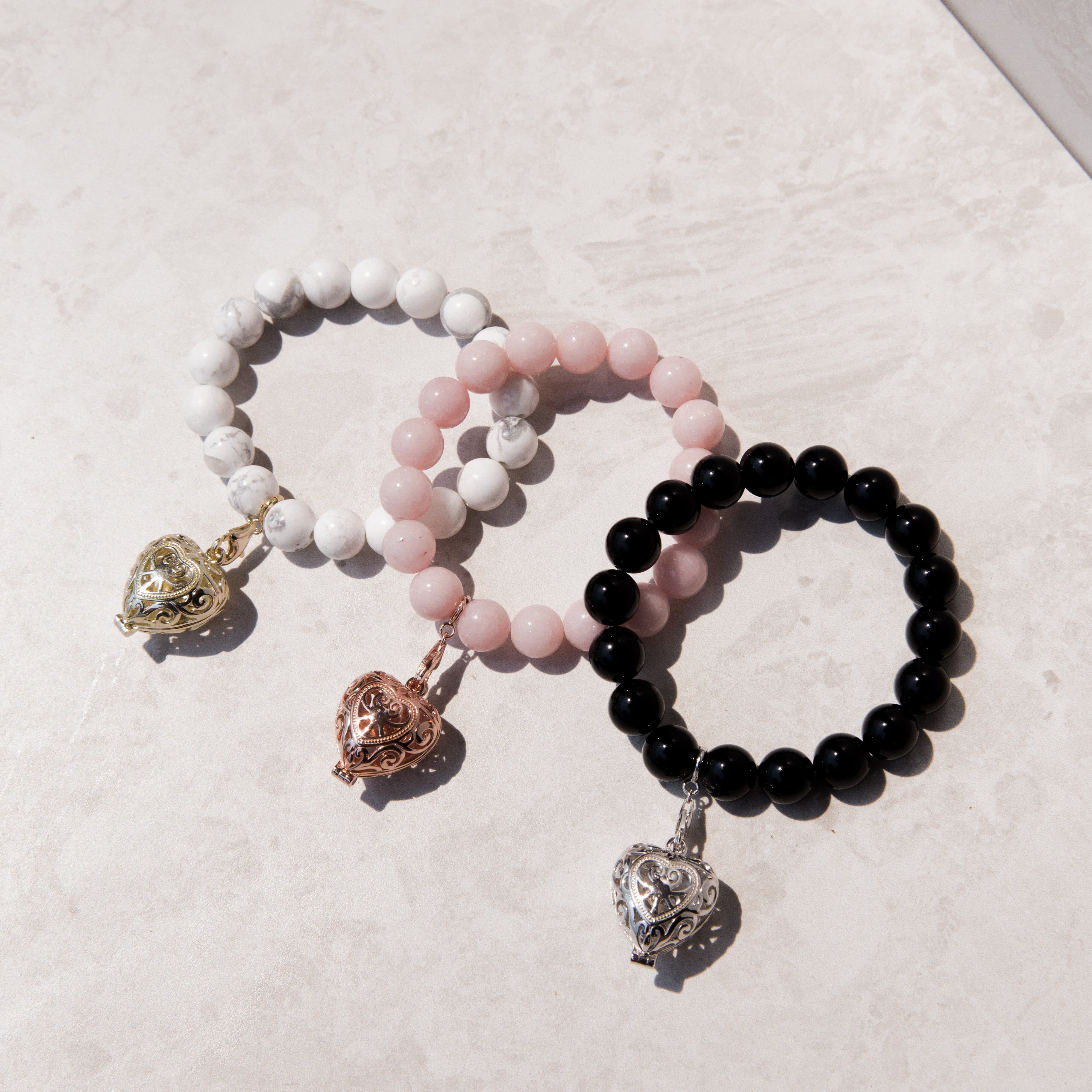 Bead Perfumed Bracelet - Prosperity Gold