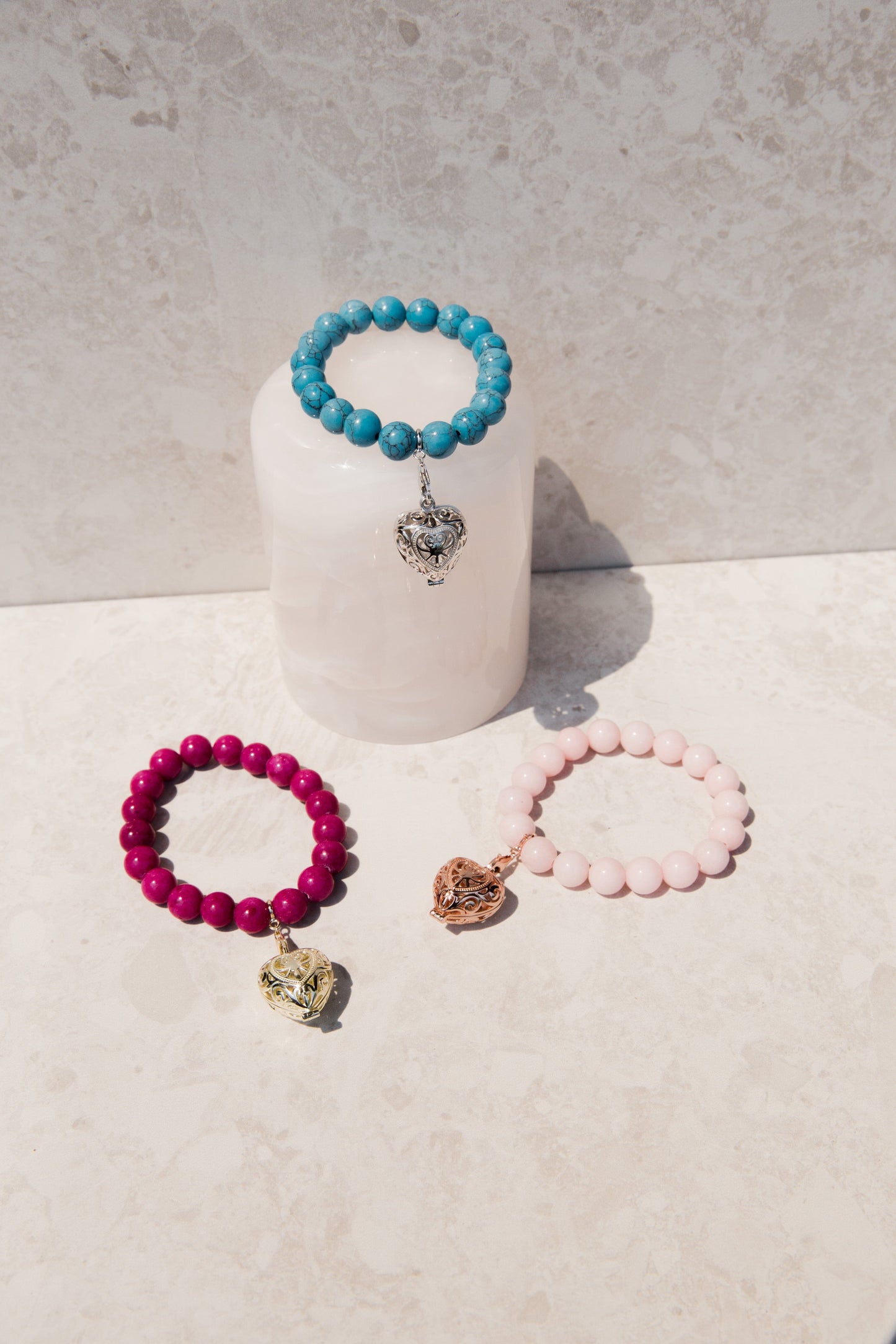 Bead bracelet discount rose gold