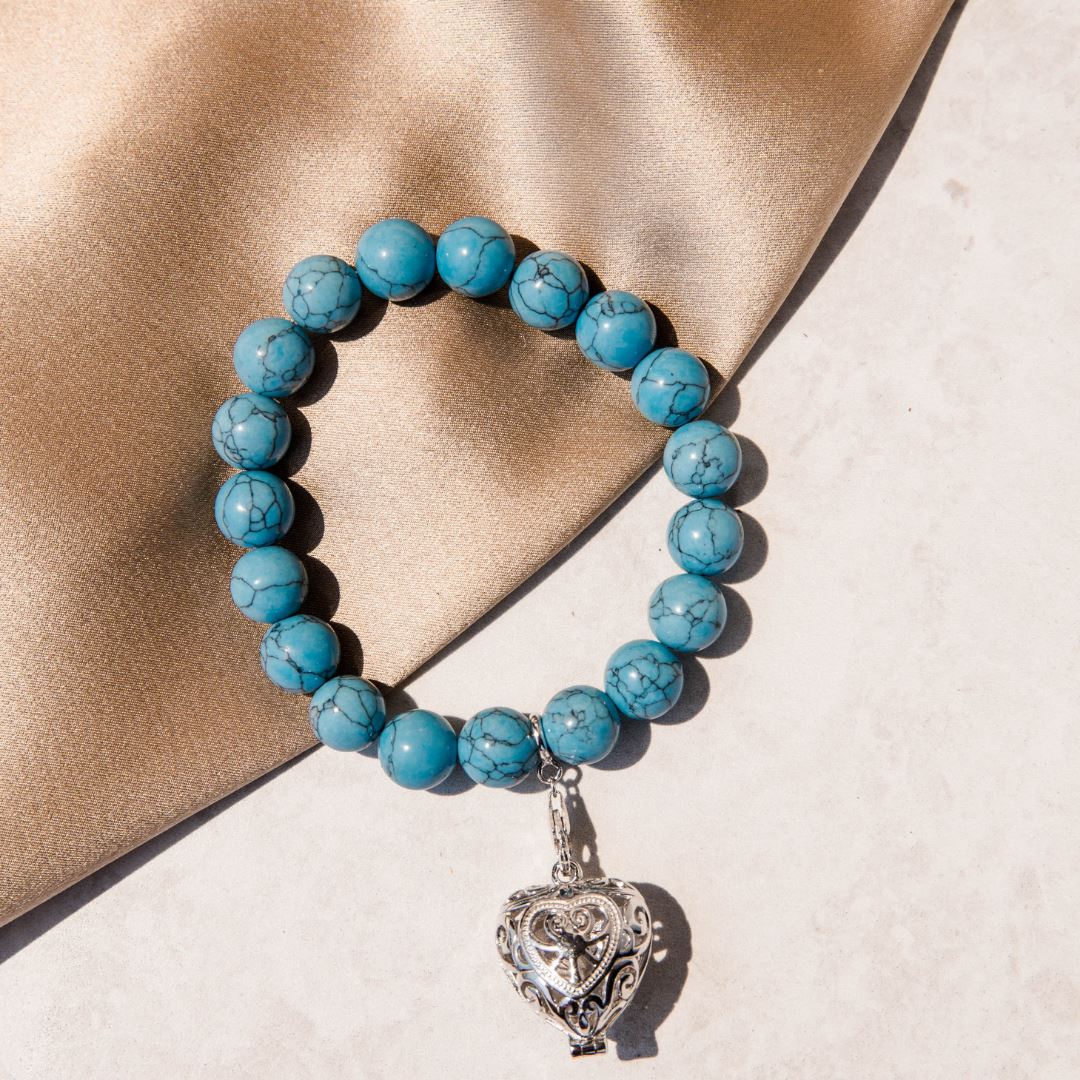 Bead Perfumed Bracelet - Passion Silver