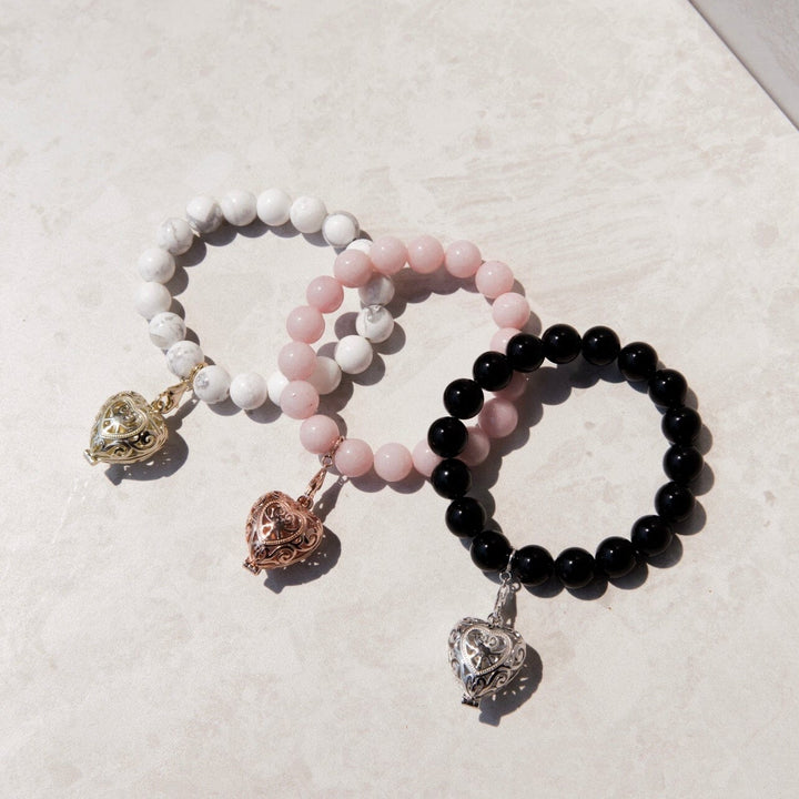 Bead Perfumed Bracelet - Passion Gold