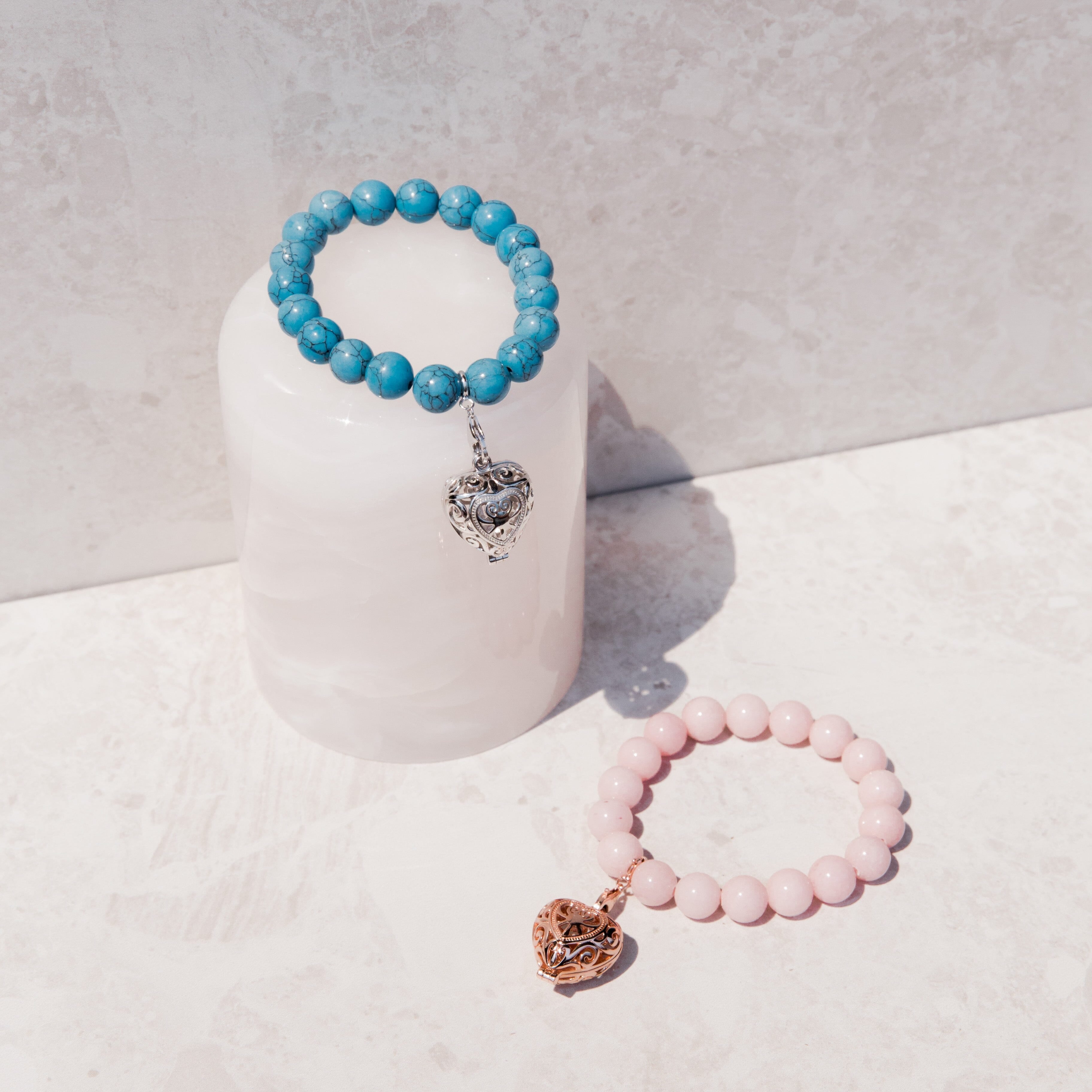 Bead Perfumed Bracelet - Enchanted Rose Gold