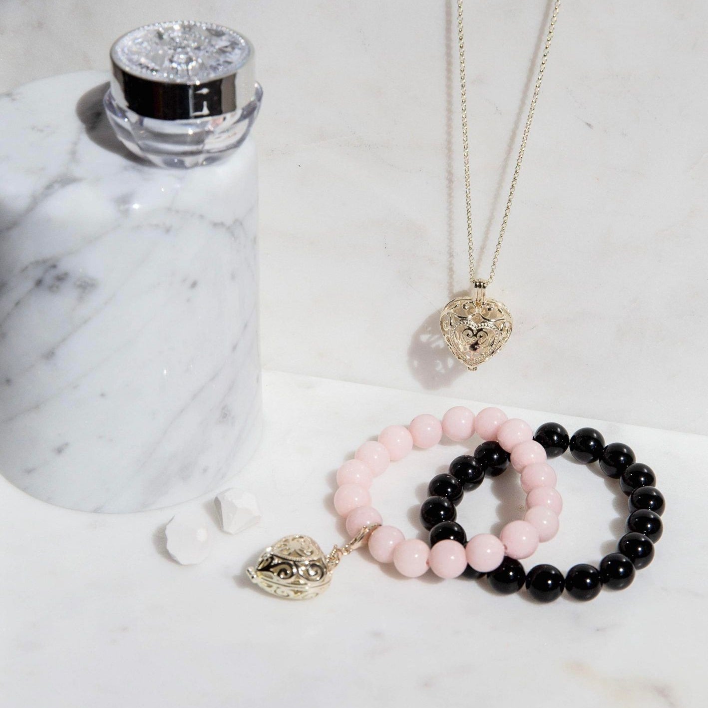 Passion Gold Necklace and Bracelet Bundle