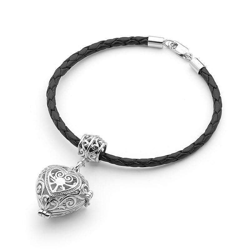 Silver Bracelet, Heart, Passion Perfumed Jewelry