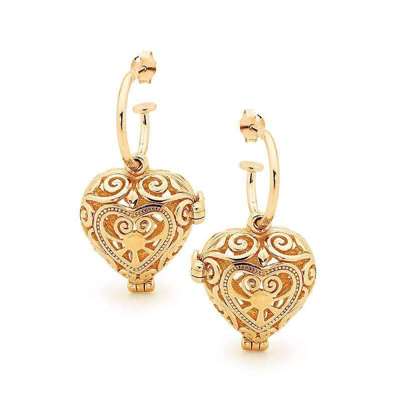 Gold Passion Perfumed Earrings