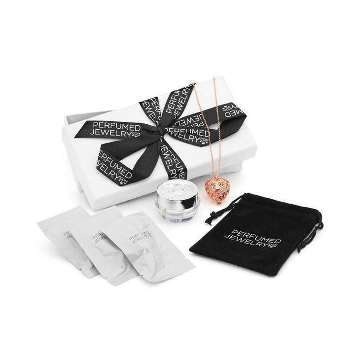 Passion Rose Gold Necklace and Bracelet Bundle