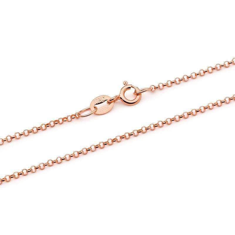 Load image into Gallery viewer, Solid Rose Gold pendant necklace 
