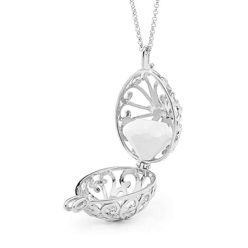 White Gold Pendant 