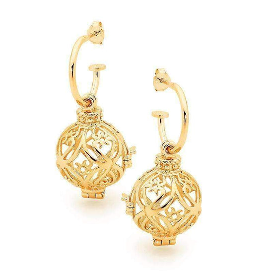 Gold Prosperity Perfumed Earrings