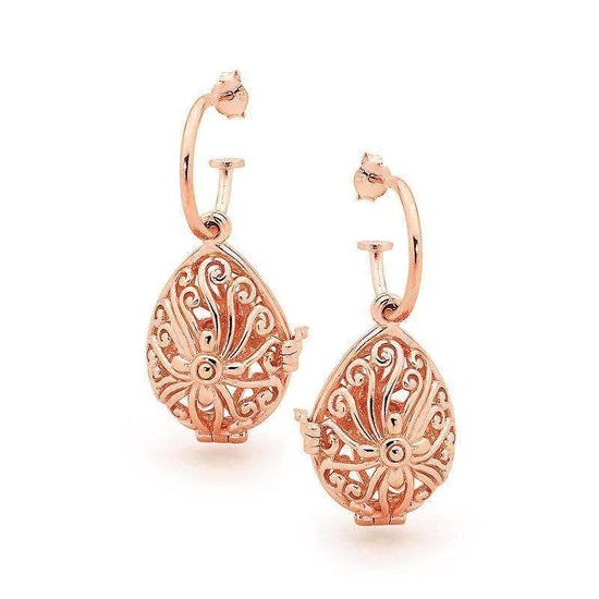 Tranquillity Rose Gold Necklace and Earring Bundle